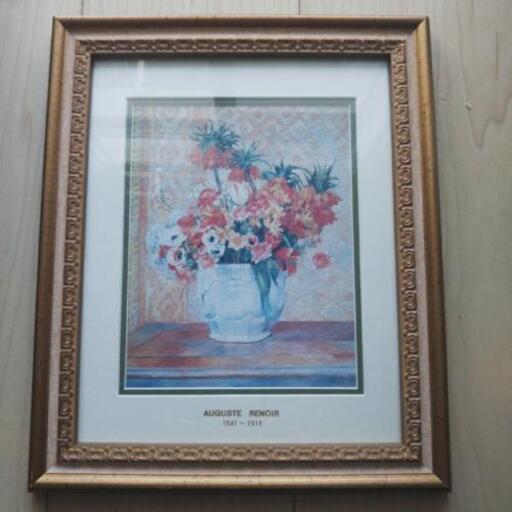 ルノワール展で購入した絵画 花のある静物 ウサギ 竹ノ塚の家具の中古あげます 譲ります ジモティーで不用品の処分 ルノワール展で購入した絵画 花のある静物 ウサギ 竹ノ塚の家具の中古あげます 譲ります ジモティーで不用品の処分