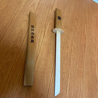 国宝彦根城  木製の刀