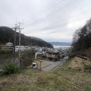 73坪土地 諏訪湖望む 下諏訪駅から車で7分向陽高校近く住宅、家...