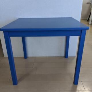 IKEA■現在未発売色ブルーテーブル