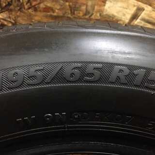 BS NEXTRY 195/65R15 15インチ 夏タイヤ 4本 2015年製 アイシス ウィッシュ セレナ ステップワゴン ヴォクシー ノア等　(VTD151) クレジットカード QR決済可能 BS NEXTRY 195/65R15 15インチ 夏タイヤ 4本 2015年製 アイシス