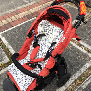AirBuggy(エアバギー) ココ ブレーキ オレンジ 3輪ベビーカー