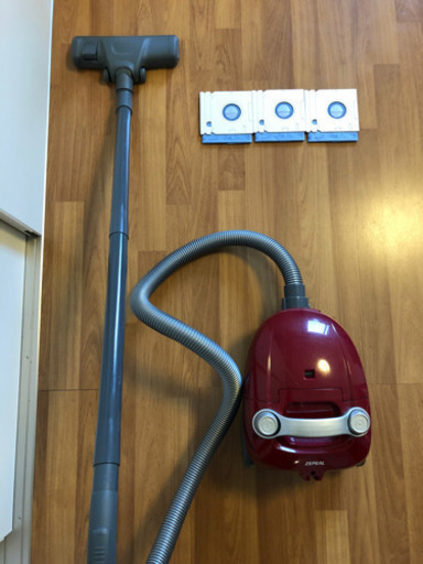 ZEPEAL 掃除機(紙パック3つ、隙間ノズル付き)