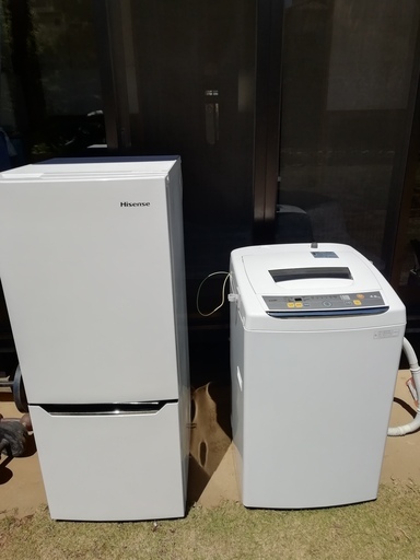 単身家電2016年　冷蔵庫・洗濯機　セット　配送設置OK条件有