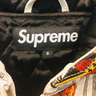 希少・新古品】Supreme Court Cards Hooded Leather Jacket