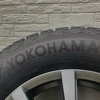 値下げ！美品 GRASS スタッドレスタイヤ ホイールセット 4穴 ヨコハマタイヤ 