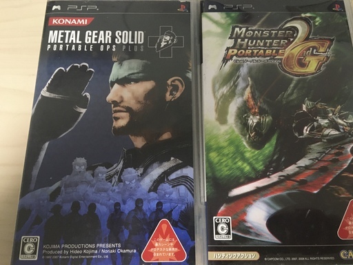 無料 Pspゲームソフト2本 モンスターハンター メタルギア 問合せ対応中 だい 北品川のポータブルゲーム Psp Ps Vita の中古あげます 譲ります ジモティーで不用品の処分
