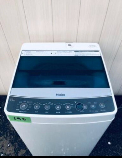 ①☺️高年式☺️190番 ハイアール✨全自動電気洗濯機✨JW-C55A‼️