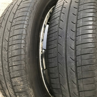 軽自動車用　アルミ＋タイヤ　深リム15インチ　4本セット