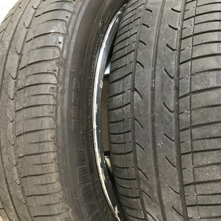 軽自動車用　アルミ＋タイヤ　深リム15インチ　4本セット