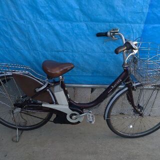 電動自転車 鍵3個ブリジストン アシスタ 26インチ 3速 LEDライト付 水色