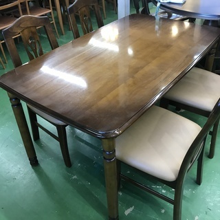 カリモク コロニアルシリーズ　ダイニング5点セット