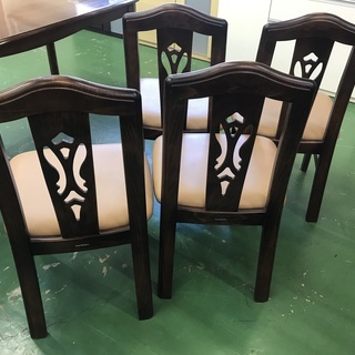 カリモク コロニアルシリーズ　ダイニング5点セット