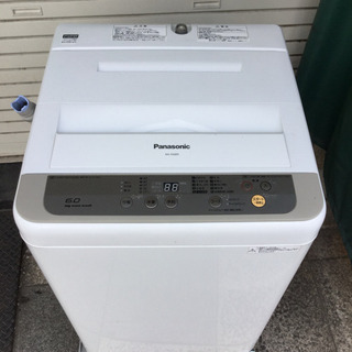 #3650 パナソニック 6.0kg 全自動洗濯機 NA-F60B9-N 2015年製
