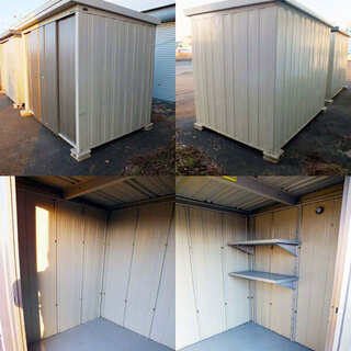 苫小牧バナナ】ダイケン/DAIKEN 物置ガーデンハウス 棚板付一般型 DM