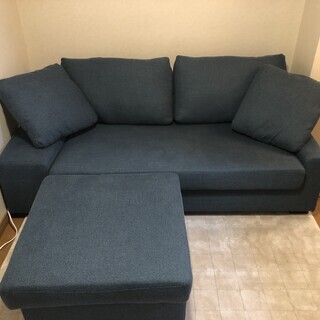 ソファー（新品：幅167ネイビー）