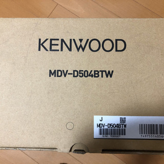 ケンウッド　MDV-D504BTW