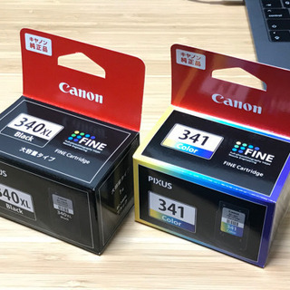 Canon キャノンのプリンタインク　純正　340XLと341のセット