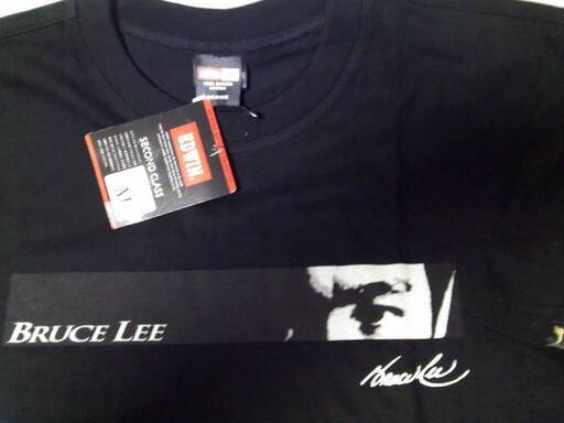 新品 大人気！ ブルース リー☆完売品☆正規品 EDWIN Tシャツ エドウィン Bruce Lee Tee BLACK M 黒 Tシャツ box ボックスロゴ