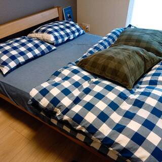 無印良品 オーク材ダブルサイズベッド+マットレス 60000円【4/25-5/3