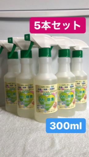 除菌剤　Mr. 除菌　スプレー　300ml 5本