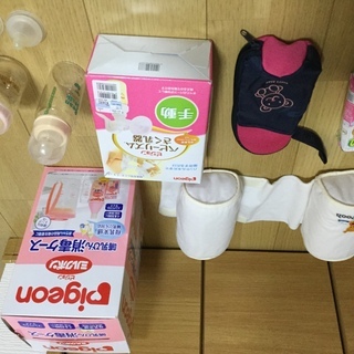 哺乳瓶消毒ケース➕哺乳瓶➕搾乳機➕母乳フリーザーバッグ➕哺乳瓶ケース