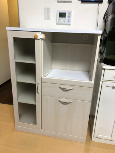 【中古】キッチン収納　食器棚　キッチンボード　キッチンカウンター