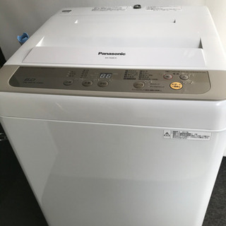生活家電 パナソニック 2017年製 送風乾燥搭載 洗濯機 6．0キロ 美品