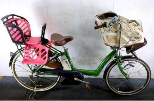 407番 ‼️バッテリー絶好調‼️ブリヂストン✨前後子供乗せ電動自転車✨アンジェリーノ\n