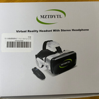 VR ゴーグル VRヘッドセット リモコン付き 白