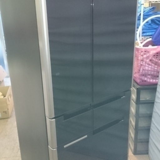 日立（HITACHI）6ドアノンフロン冷凍・冷蔵庫 R-C4800(XT)型　2013年製　「真空チルド」