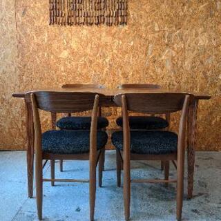 【売約済み】ACME FURNITURE アクメ　ファニチャー　アクメファニチャー　brooks dining table ブルックス　ダイニングテーブル　TRESTLES CHAIR　トラッセル チェア　ダイニングチェア　 モデルルーム　未使用　4人掛け 