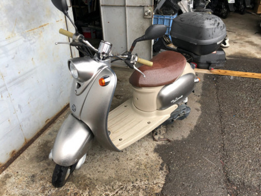 実働★格安原付　ビーノ　タイヤ山あり、リアボックス付　2stモデル　スクーター　50cc