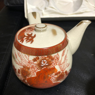 高級 九谷焼 新品未使用 急須 湯のみ