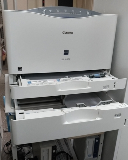 Lbp9100c Canon A3カラーレーザープリンタ フィーダ なしっこ 関内のプリンターの中古あげます 譲ります ジモティーで不用品の処分