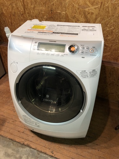 【管理KRS197】TOSHIBA 2012年 TW-Z9200R 9.0kg / 6.0kg ドラム式洗濯乾燥機