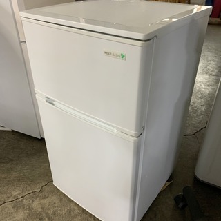 美品 2ドア冷凍冷蔵庫 YAMADA YRZ-C09B1 90L...