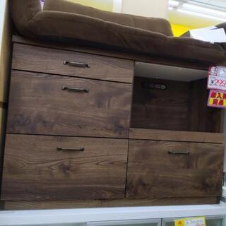 0420-01 新品！アウトレット品 キッチンカウンター レンジボード 120幅