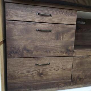 0420-01 新品！アウトレット品　キッチンカウンター　レンジボード　120幅　福岡糸島唐津　