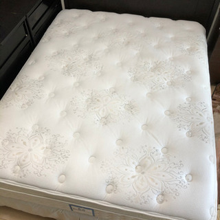 美品！最高級！シーリーベッド ダブルワイド一式