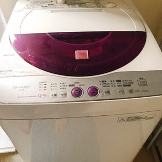 洗濯機です。4月29日引き取り限定です。