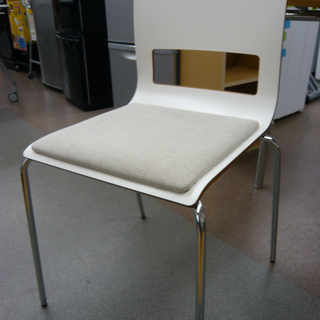 相合製作所 4人掛けダイニングセット 茶×シルバー×白 テーブル1・チェア4 食卓セット　西岡店 