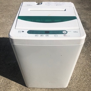 ヤマダ電気 2015年製 フラットタイプ洗濯機 4.5kg YW...