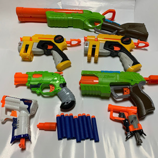 【取引中】NERF.XSHOT.コーキングガン、7個セット