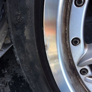 BMW　に履いていた　アルミ　ホイール　18インチ　8J　詳細不明　スタッドレス　山無し