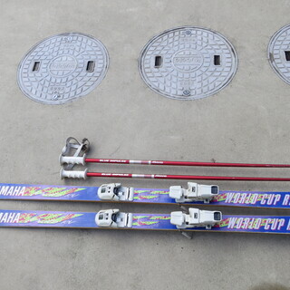 Yamaha ヤマハスキー板 ポール付 Fight223 上川口のスキーの中古あげます 譲ります ジモティーで不用品の処分