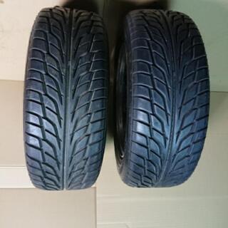 ワタナベ 14インチホイールとタイヤセット（2本）