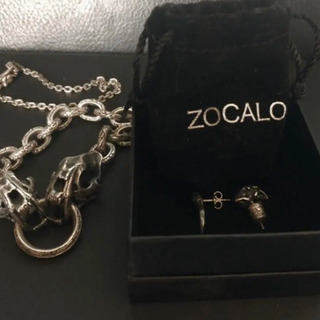 ZOCALO ソカロ サーベルタイガー ドッグタグ ネックレス セット シルバー セット！ZOCALO ソカロ サーベルタイガー Silver シルバー ブレス