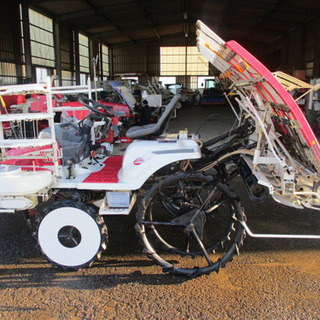 三菱 6条植え 田植機 MPR610 補助車輪付き 整地ローター付き セル