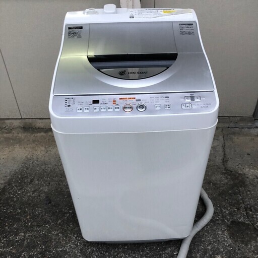 【SHARP】 シャープ 全自動洗濯乾燥機 ES-TG55K-S 5.5kg 2010年製 イオンコート